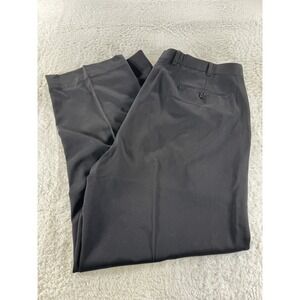 Brooks Brothers Madison Fit Pant Men 42x32 Black Dress Preppy Clean Work Wear‎